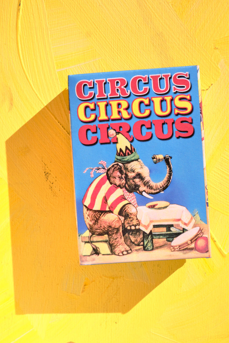 Box of Cirus cards, elephant ringing the bell
