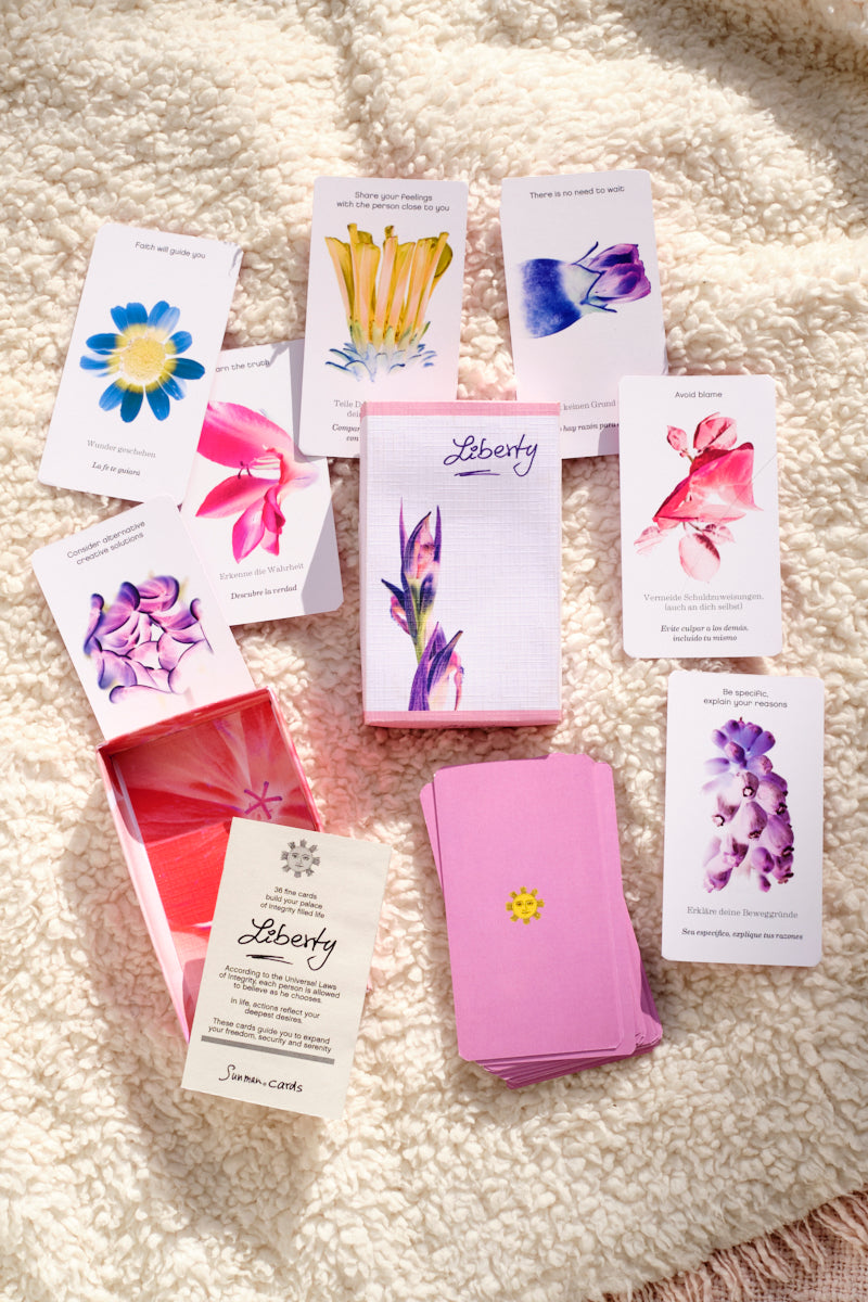 in the box, Liberty Cards with Quick Guide