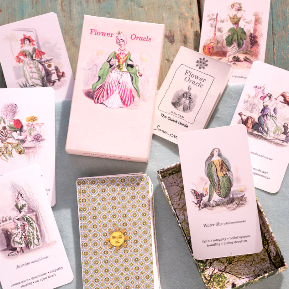 36 classic oracle cards with Quick Guide in solid box